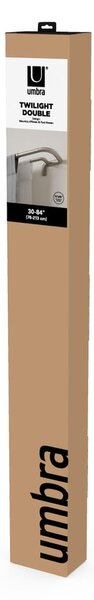 Željezna proširiva/dupla karniša 76 - 213 cm Twilight – Umbra