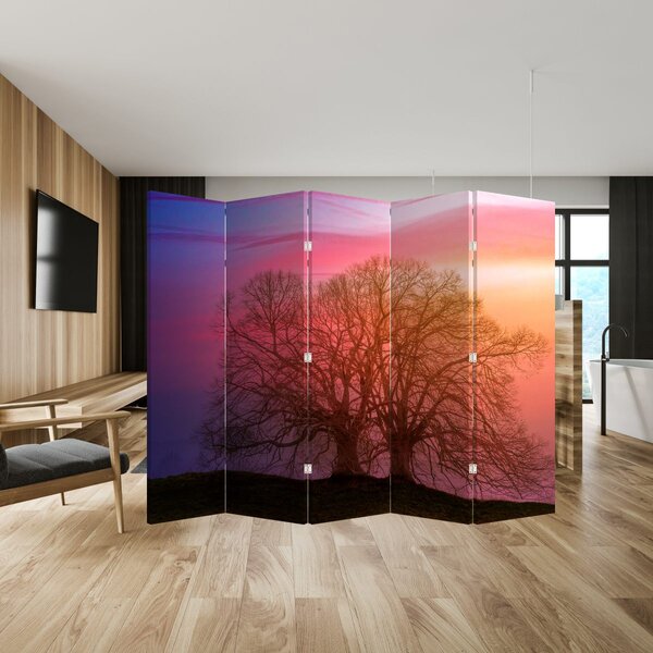 Paravan - Drvo u magli (210x170 cm)