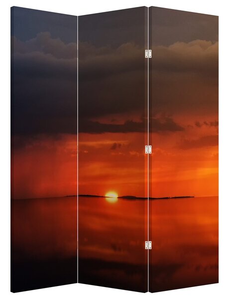 Paravan - Zalazak sunca s jedrilicom (126x170 cm)