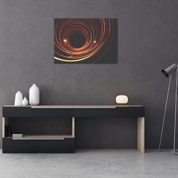 Slika apstraktnih linija (70x50 cm)