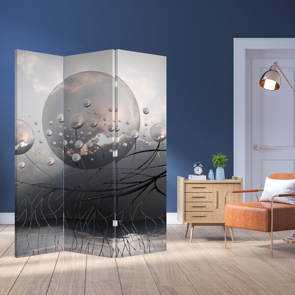 Paravan - apstraktna sfera (126x170 cm)