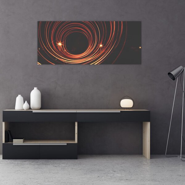 Slika apstraktnih linija (120x50 cm)