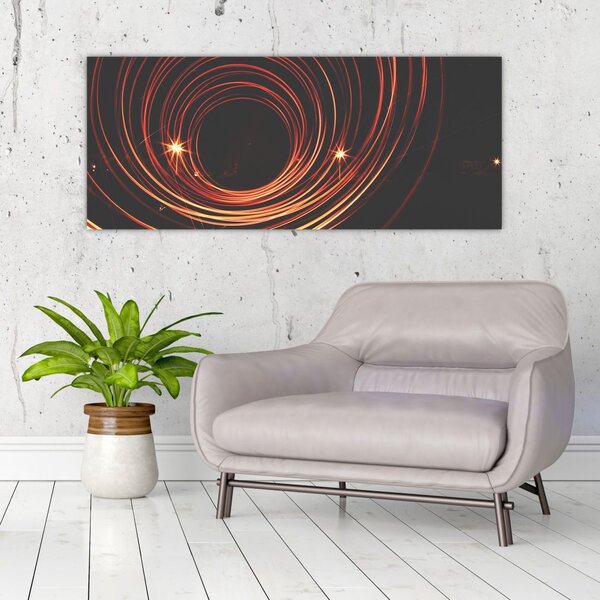 Slika apstraktnih linija (120x50 cm)