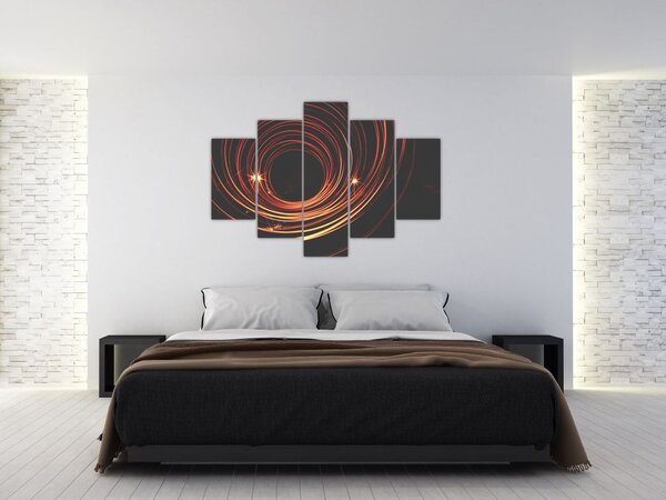 Slika apstraktnih linija (150x105 cm)