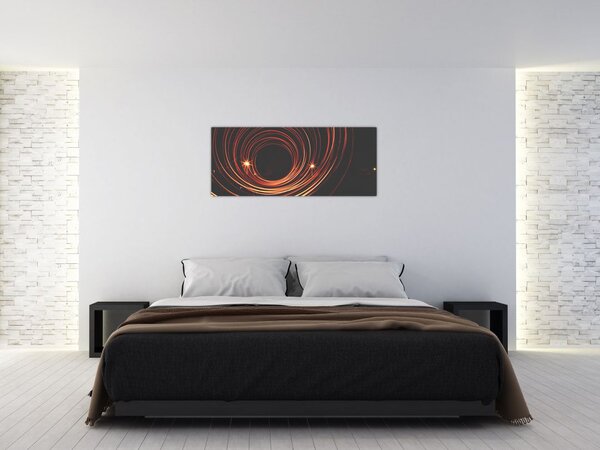 Slika apstraktnih linija (120x50 cm)