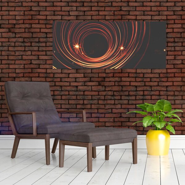 Slika apstraktnih linija (120x50 cm)