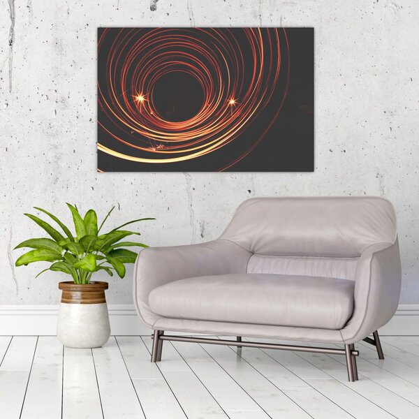 Slika apstraktnih linija (90x60 cm)