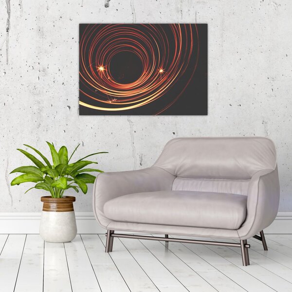 Slika apstraktnih linija (70x50 cm)