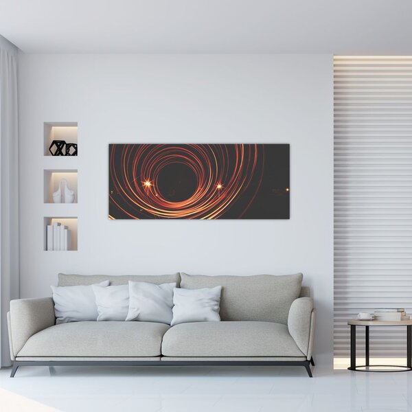 Slika apstraktnih linija (120x50 cm)
