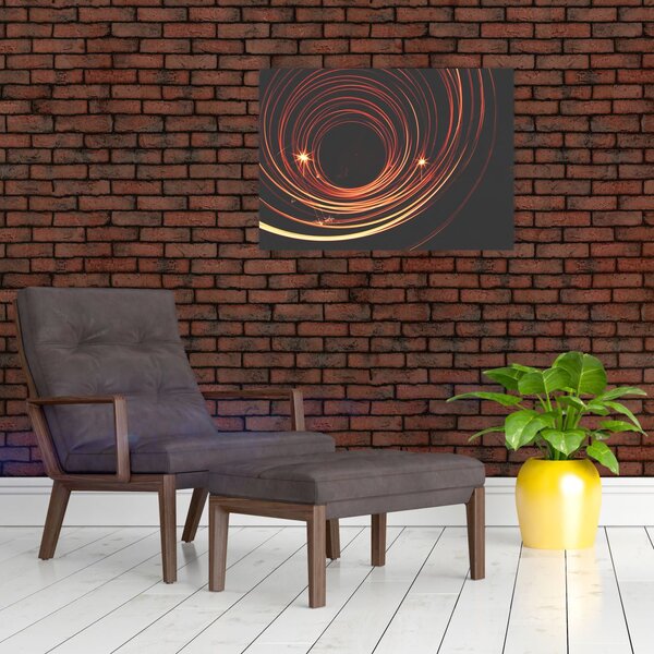 Slika apstraktnih linija (70x50 cm)