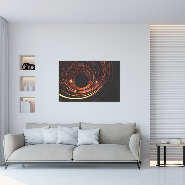 Slika apstraktnih linija (90x60 cm)