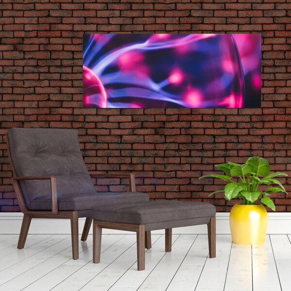 Apstraktna ljubičasta slika (120x50 cm)