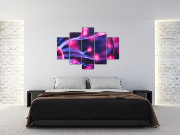 Apstraktna ljubičasta slika (150x105 cm)