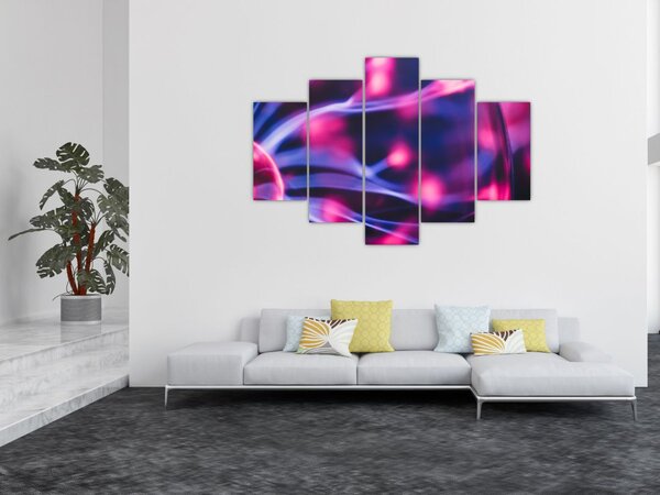 Apstraktna ljubičasta slika (150x105 cm)