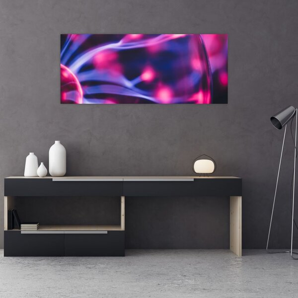Apstraktna ljubičasta slika (120x50 cm)