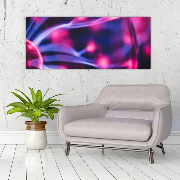 Apstraktna ljubičasta slika (120x50 cm)