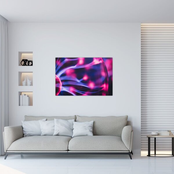 Apstraktna ljubičasta slika (90x60 cm)
