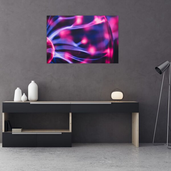 Apstraktna ljubičasta slika (90x60 cm)