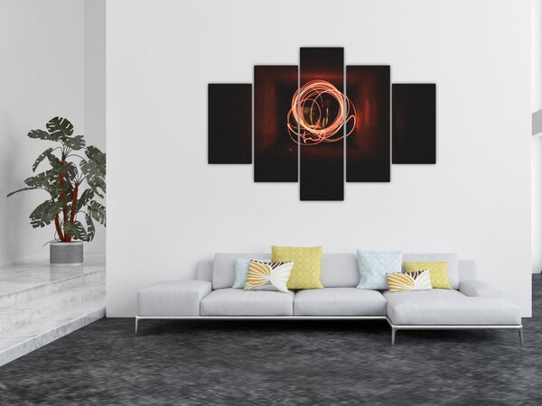 Slika - linije u tunelu (150x105 cm)