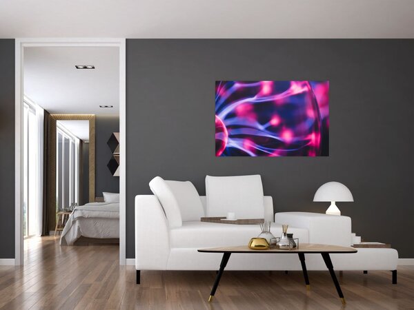 Apstraktna ljubičasta slika (90x60 cm)