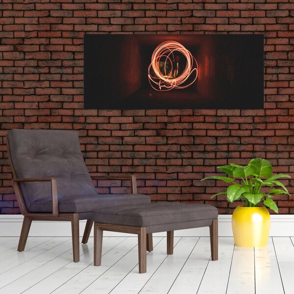 Slika - linije u tunelu (120x50 cm)