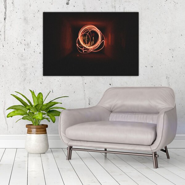 Slika - linije u tunelu (90x60 cm)