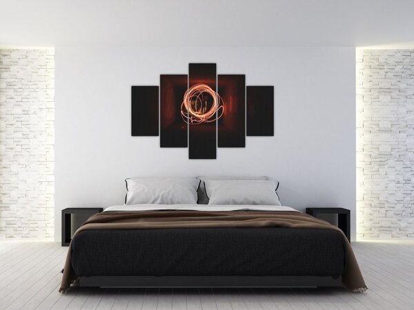 Slika - linije u tunelu (150x105 cm)