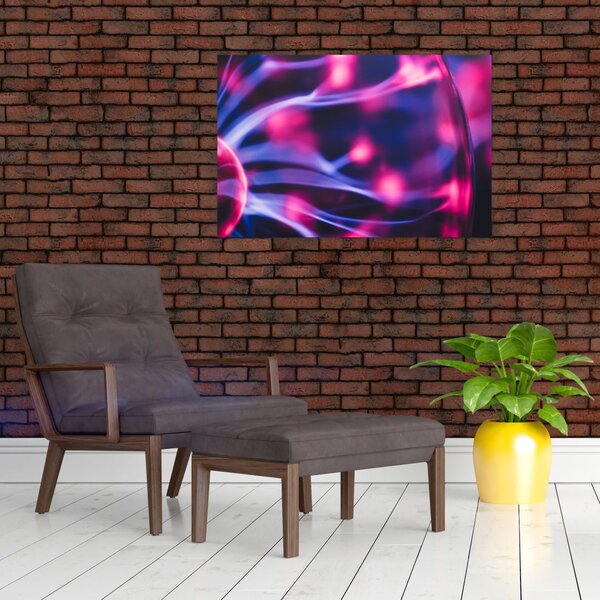 Apstraktna ljubičasta slika (90x60 cm)