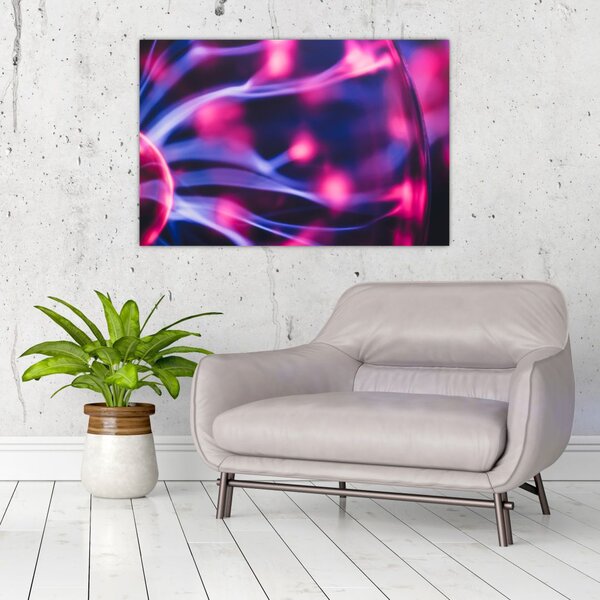 Apstraktna ljubičasta slika (90x60 cm)