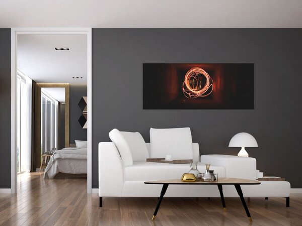 Slika - linije u tunelu (120x50 cm)