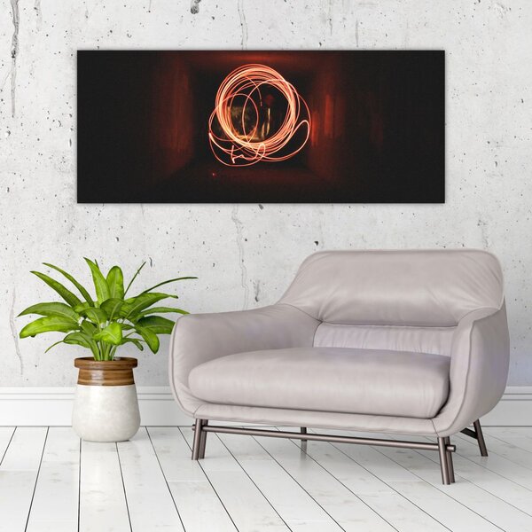 Slika - linije u tunelu (120x50 cm)