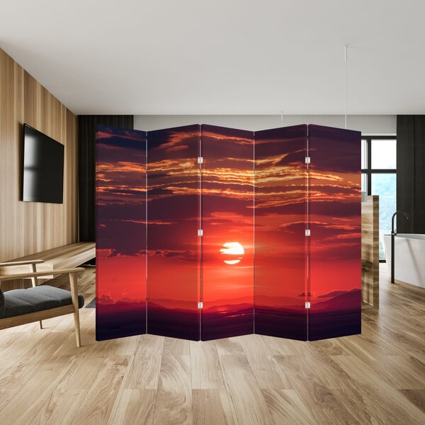 Paravan - Šareno sunce (210x170 cm)