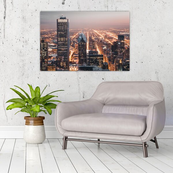 Slika svjetleće metropole (90x60 cm)