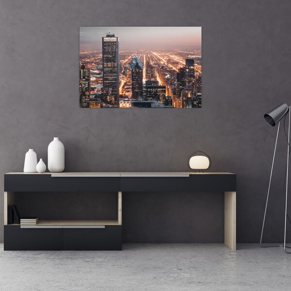 Slika svjetleće metropole (90x60 cm)