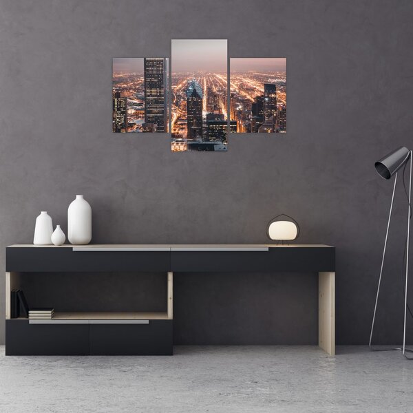 Slika svjetleće metropole (90x60 cm)