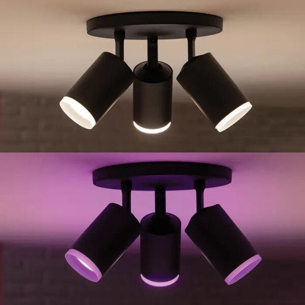 Fugato PHILIPS HUE STROPNI REFLEKTOR CRNI 3x5.7W 240V 8718696171547