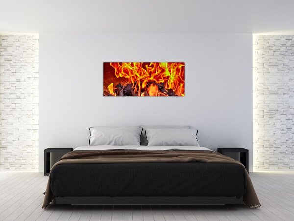 Slika gorućeg ugljena (120x50 cm)