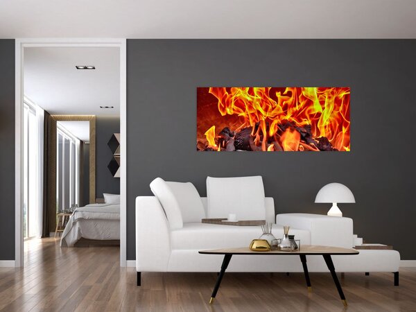 Slika gorućeg ugljena (120x50 cm)