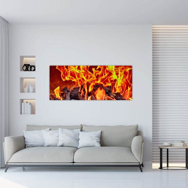 Slika gorućeg ugljena (120x50 cm)
