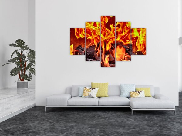 Slika gorućeg ugljena (150x105 cm)
