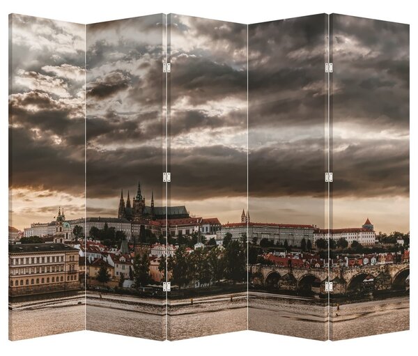Paravan - Oblačni Prag (210x170 cm)