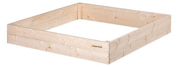 ATMOWOOD Drvena podignuta gredica 120 x 120 x 20 cm