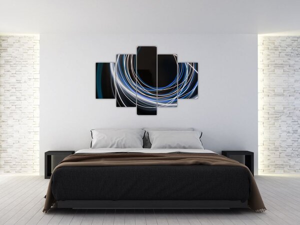 Slika plavih linija (150x105 cm)