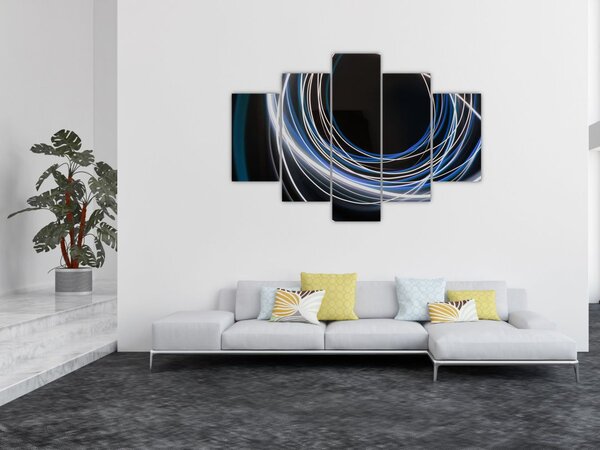 Slika plavih linija (150x105 cm)