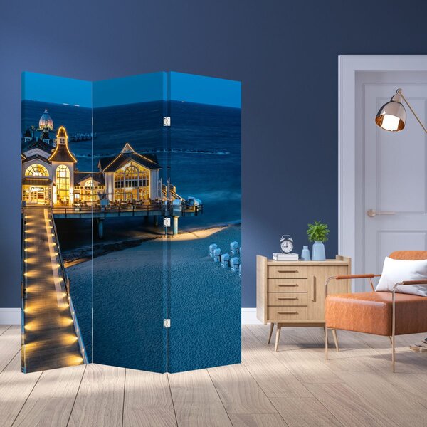 Paravan - Hotel na plaži (126x170 cm)