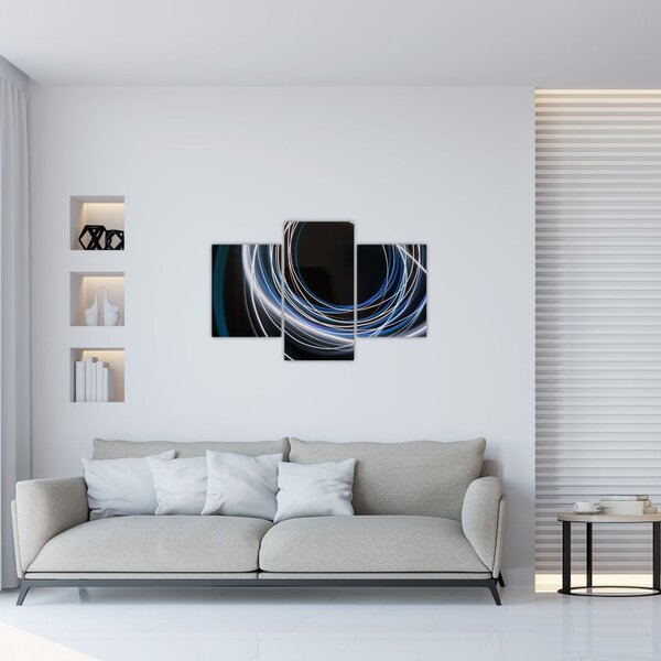 Slika plavih linija (90x60 cm)