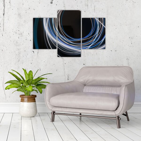 Slika plavih linija (90x60 cm)