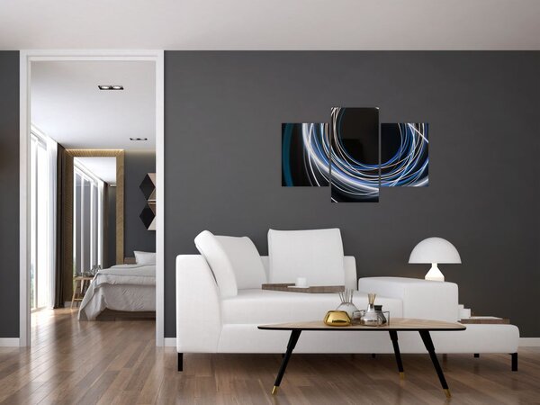 Slika plavih linija (90x60 cm)