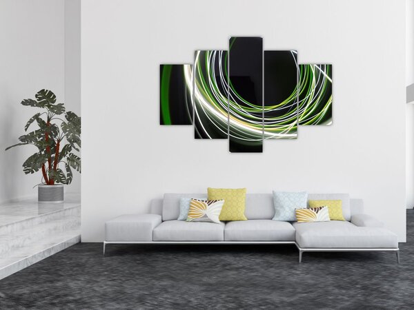 Slika zelenih linija (150x105 cm)