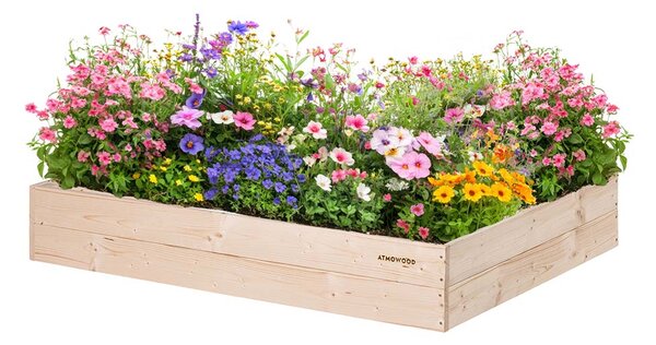 ATMOWOOD Drvena podignuta gredica 120 x 80 x 20 cm